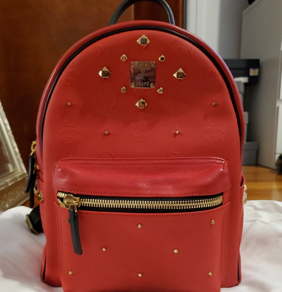 Mcm Medium size Stark Visetos women backpa…